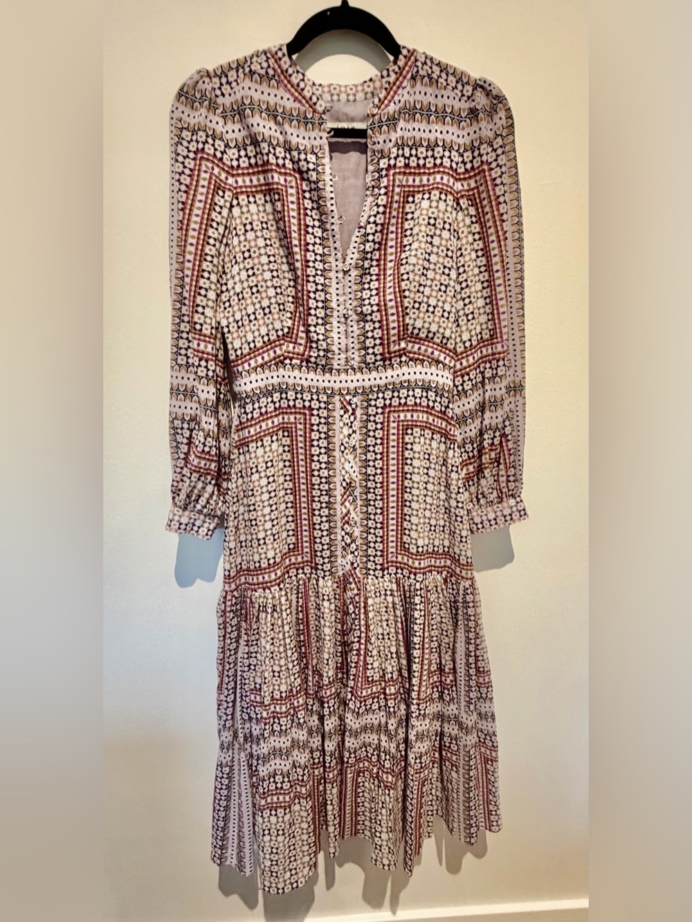 NEW Joie Long Sleeve Midi Dress Size 2